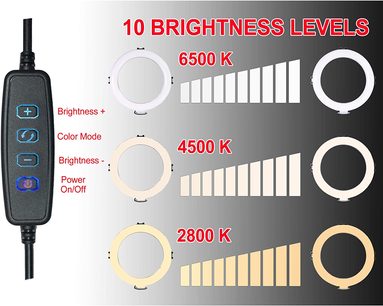 RING LIGHT VIDPRO 10"