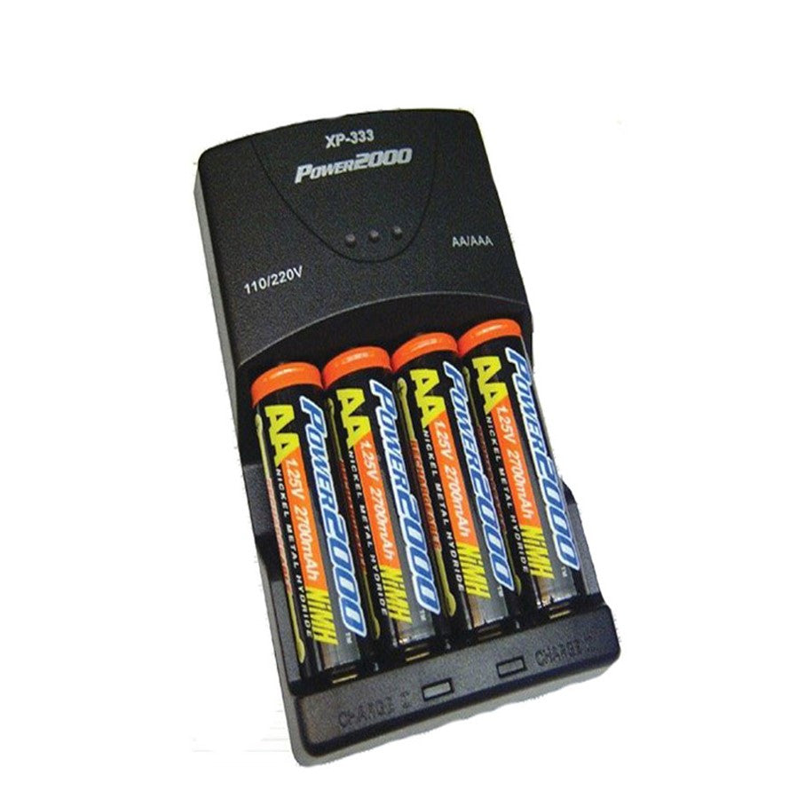 CARGADOR DE BATERIAS VIDPRO AA(4 BATERIAS AA INCLUIDAS)