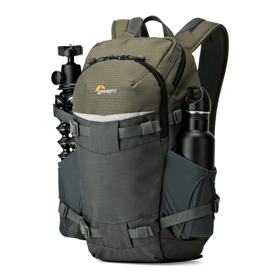 MOCHILA LOWEPRO FLIPSIDE TREK BP 250 GRIS CON VERDE