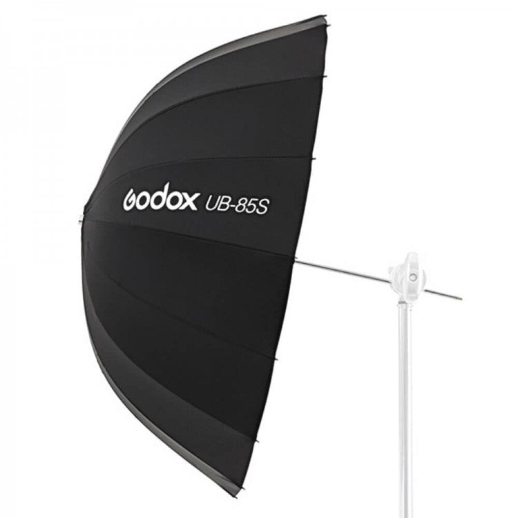 SOMBRILLA PARABOLICA GODOX BLACK / SILVER 85CM UB-85S