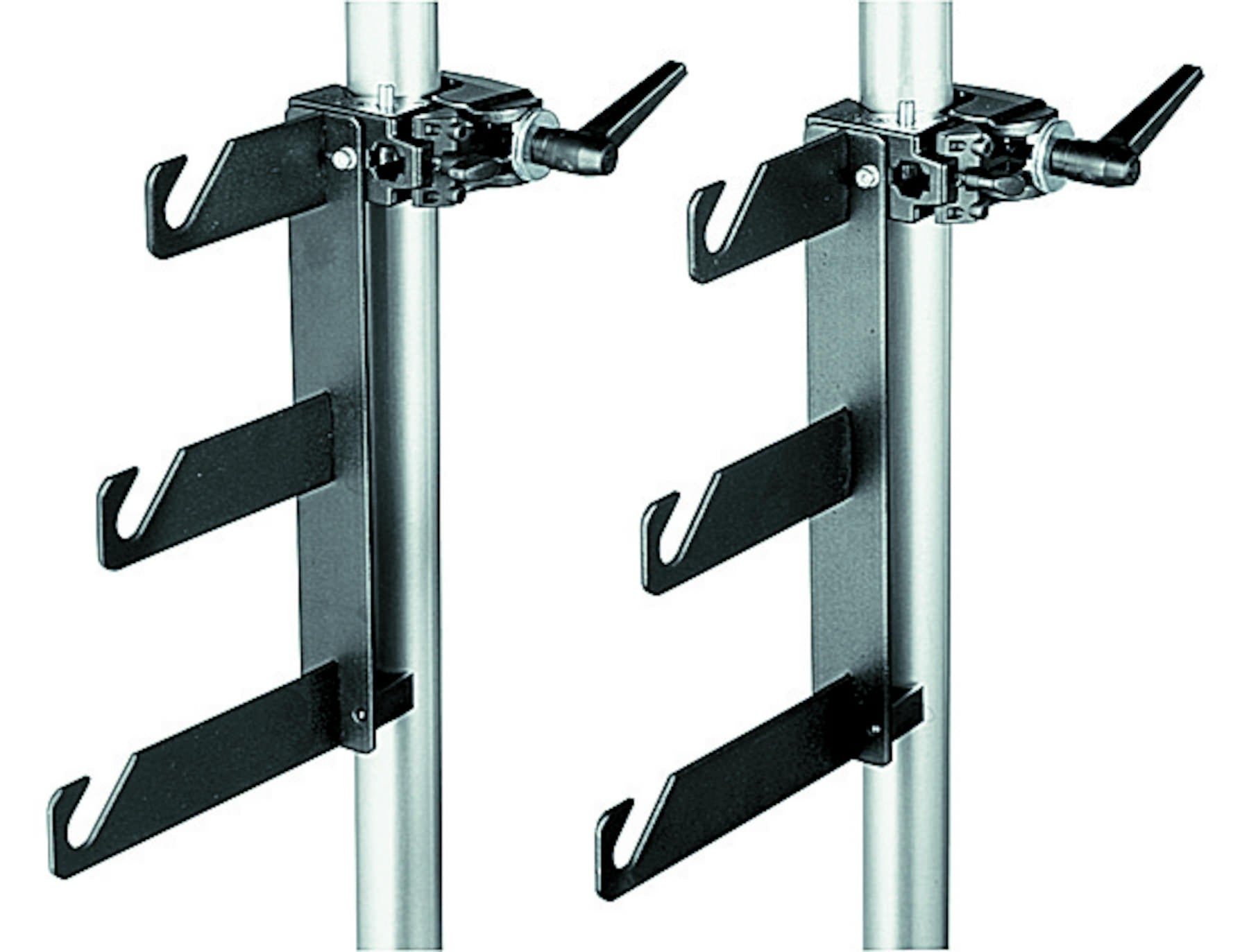 TRPL BCKGRND HOOK SET W/CLMPS 044