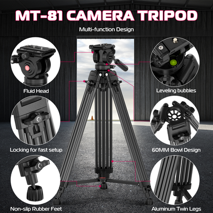 TRIPODE ULANZI P/ VIDEO T080GBB1