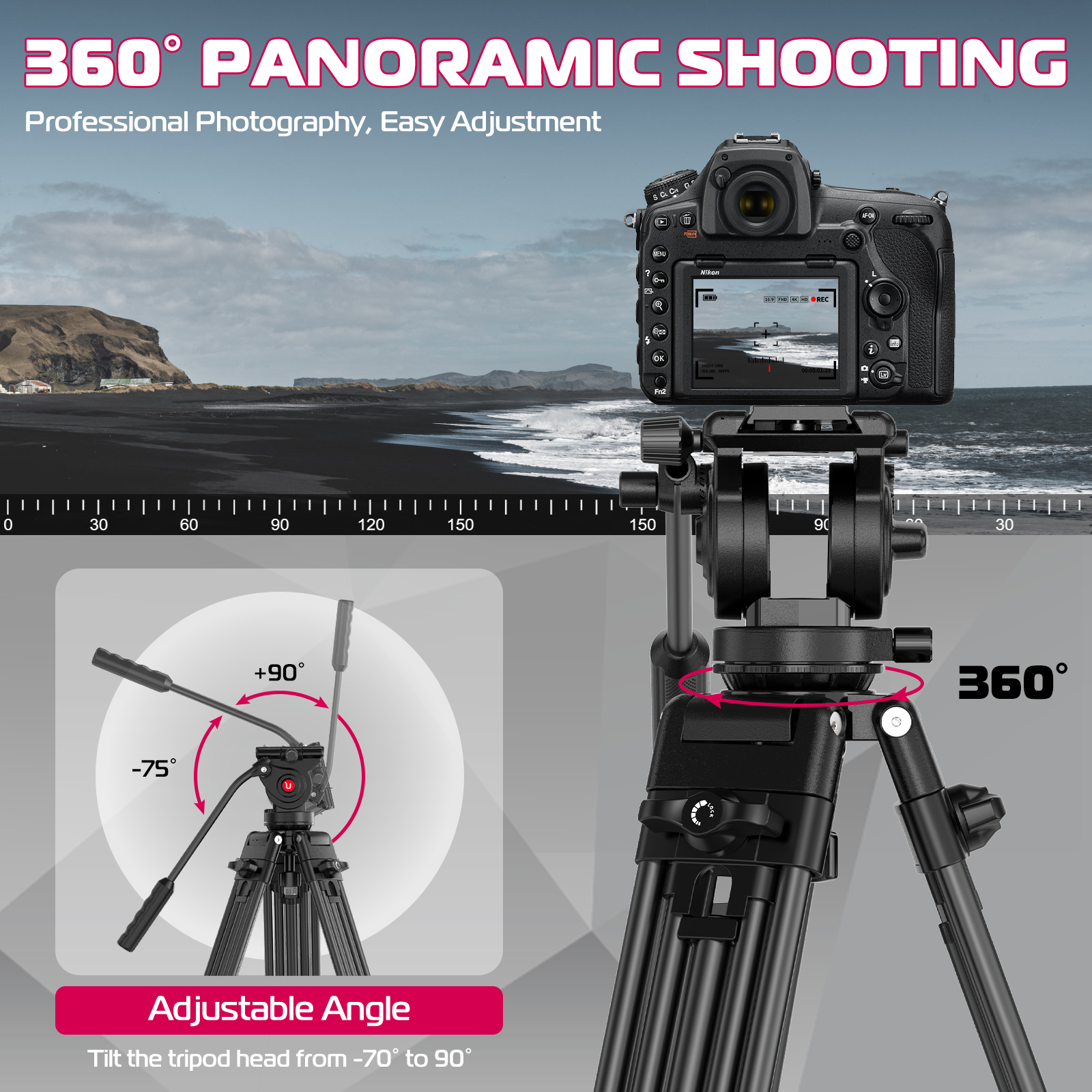 TRIPODE ULANZI P/ VIDEO T080GBB1