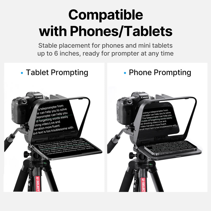 TELEPROMPTER ULANZI PLEGABLE P/ TABLE/PHONE R004GBB1