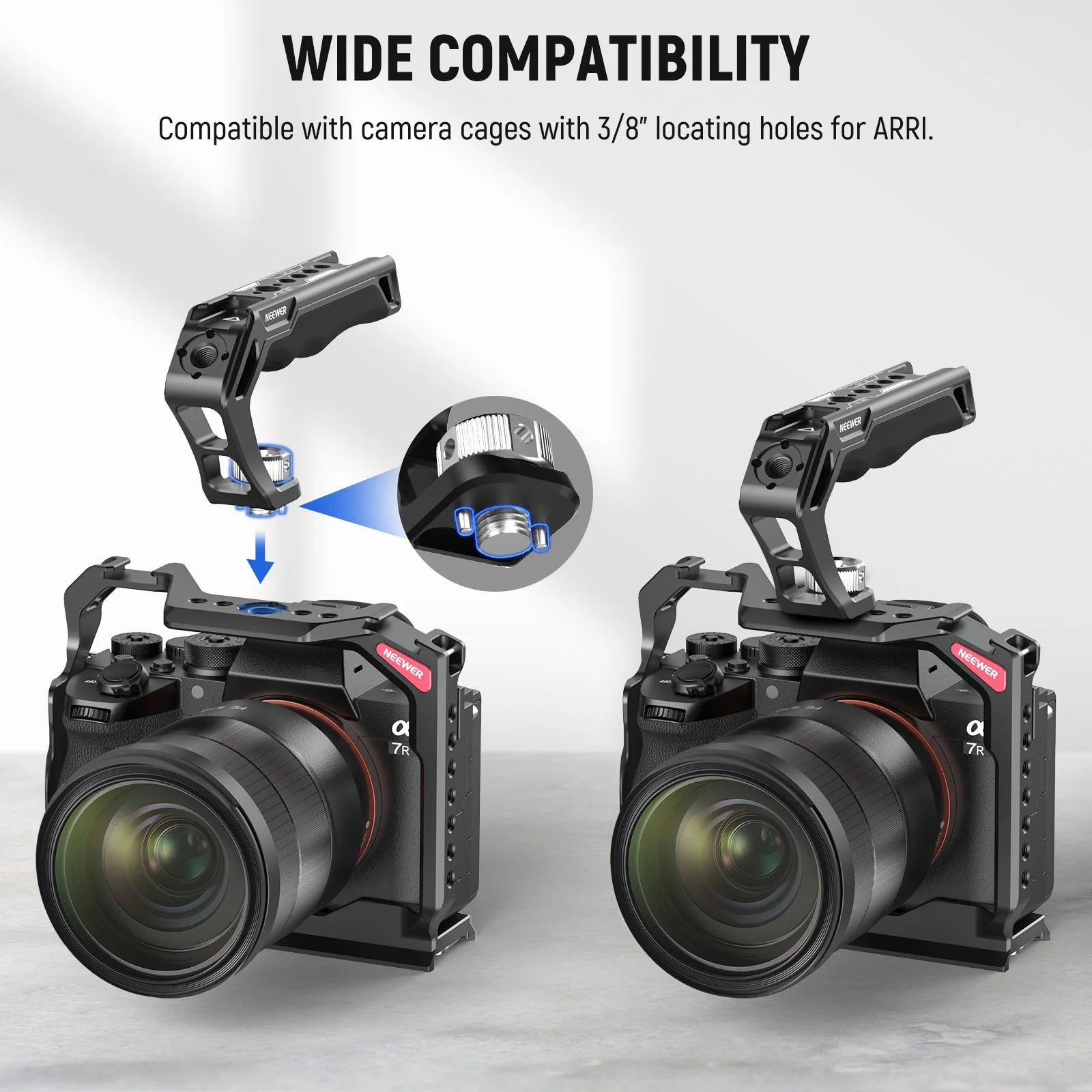 CAMERA TOP HANDLE WITH 3/8" (14)