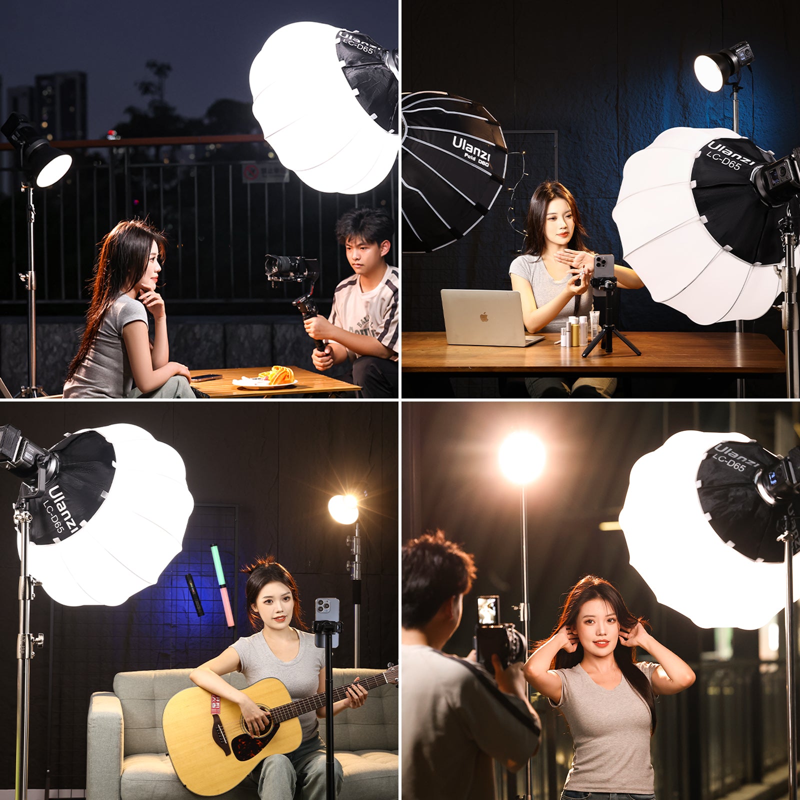 LUZ LED ULANZI P/VIDEO 120W BI-COLOR L065CNA1