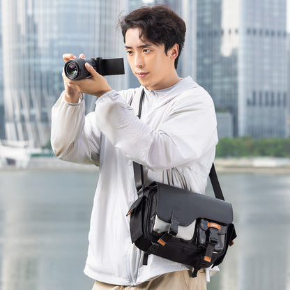 BOLSO ULANZI TIPO MESSENGER BLACK B118