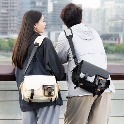 BOLSO ULANZI TIPO MESSENGER BLACK B118