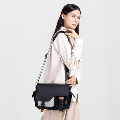 BOLSO ULANZI TIPO MESSENGER BLACK B118