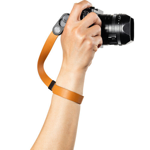 CUFF LEATHER WRIST- AMBER