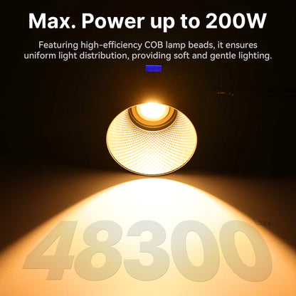 LUZ LED ULANZI P/VIDEO 200W BICOLOR L079CNA1