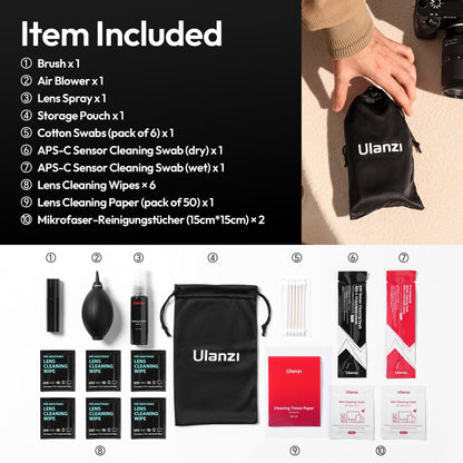 KIT LIMPIEZA ULANZI 10 IN 1 C058