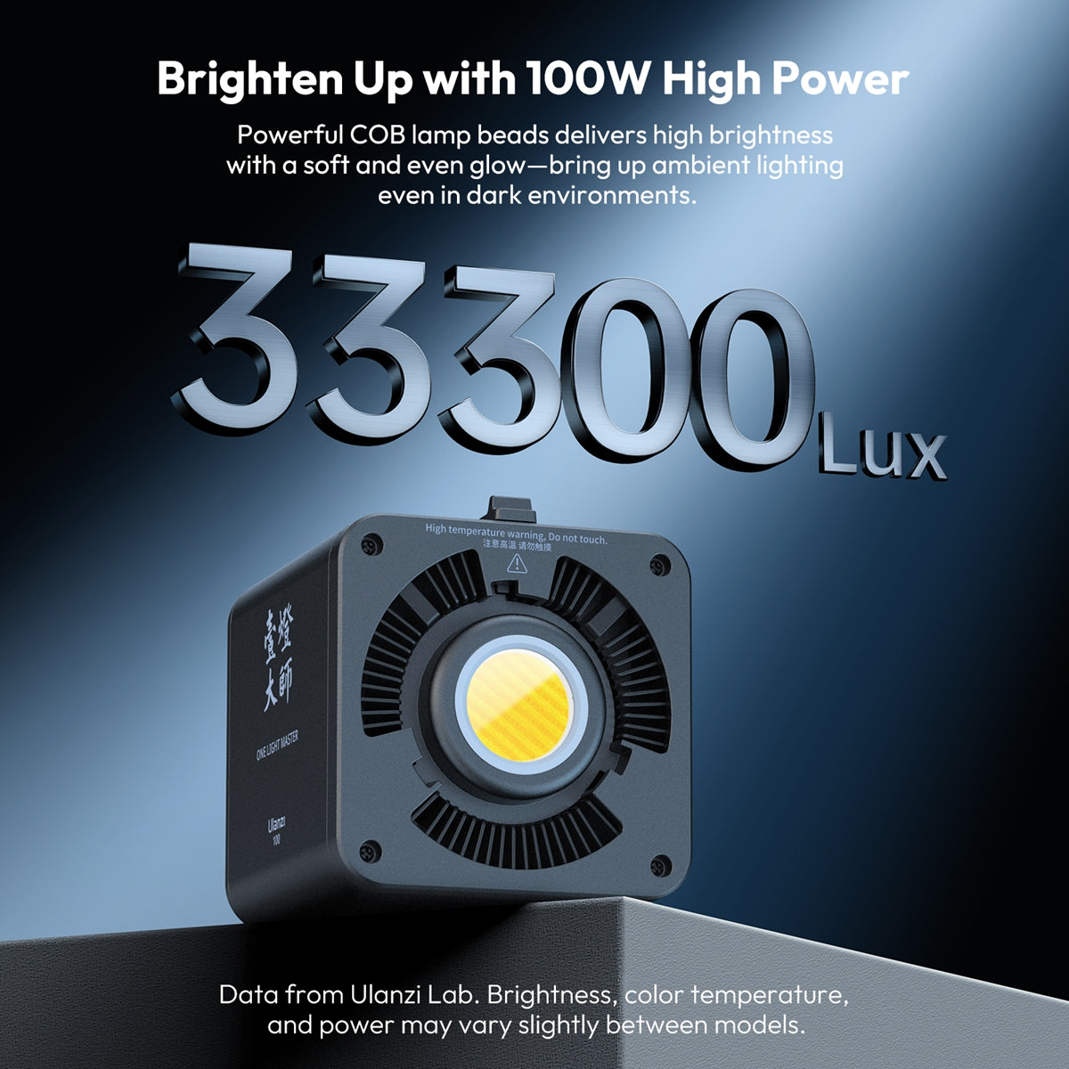 LUZ LED ULANZI P/ VIDEO 100W ML100BI L229