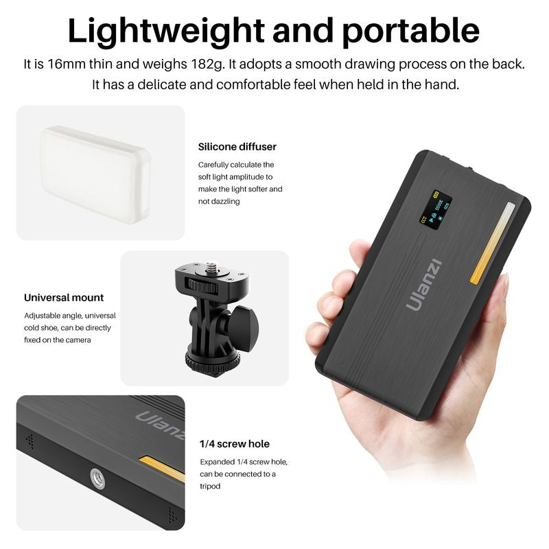 LUZ LED ULANZI MINI BICOLOR 2481