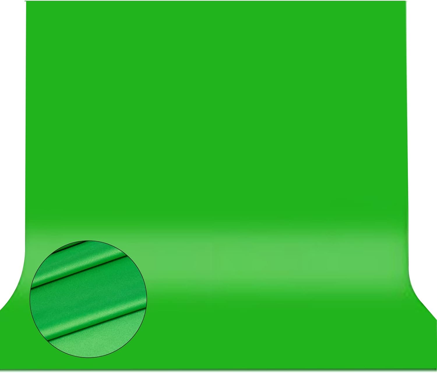 FONDO DE TELA VERDE 5 X 7 FT ( 15 )