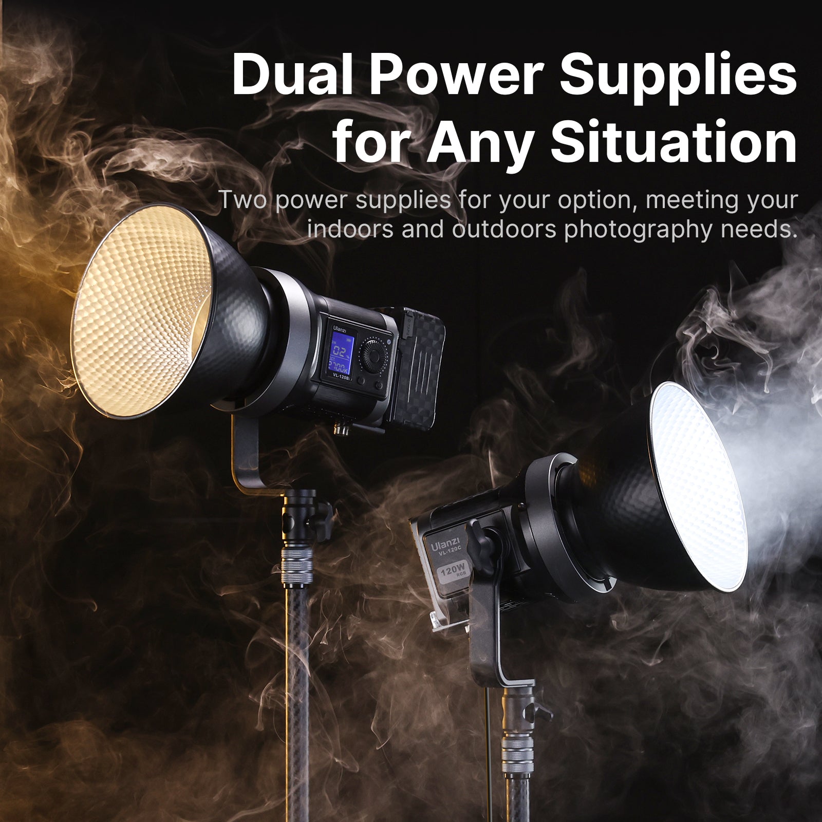 LUZ LED ULANZI P/VIDEO 120W BI-COLOR L065CNA1