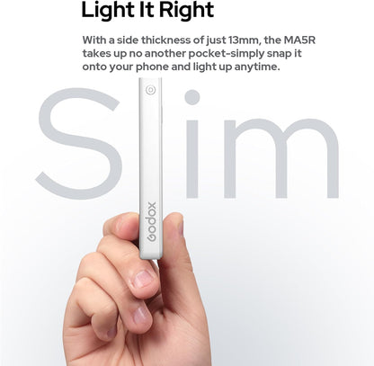 LUZ LED GODOX MAGNETIC CHARGING FULL COLOR MA5R