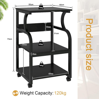 MESA PARA IMPRESORA PUNCIA 3 NIVELES 50 x 40 x 73 cm