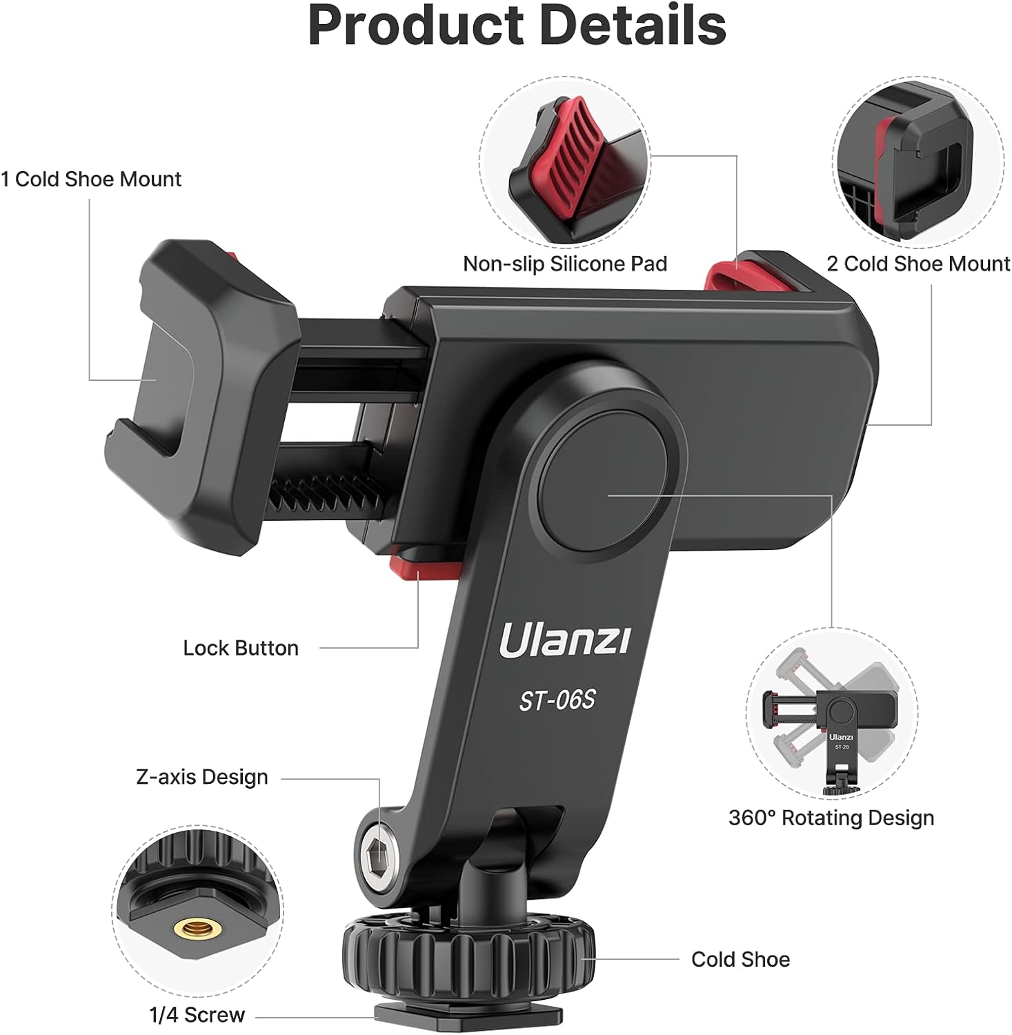 SOPORTE PARA CELULAR ULANZI ST-06S