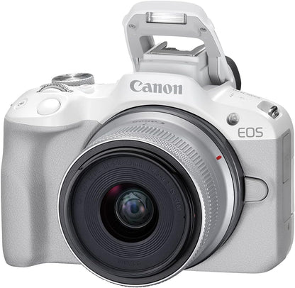 CAMARA EOS R50 (WHUS) 18-45MM ISSTM ( BLANCA)