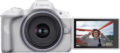 CAMARA EOS R50 (WHUS) 18-45MM ISSTM ( BLANCA)