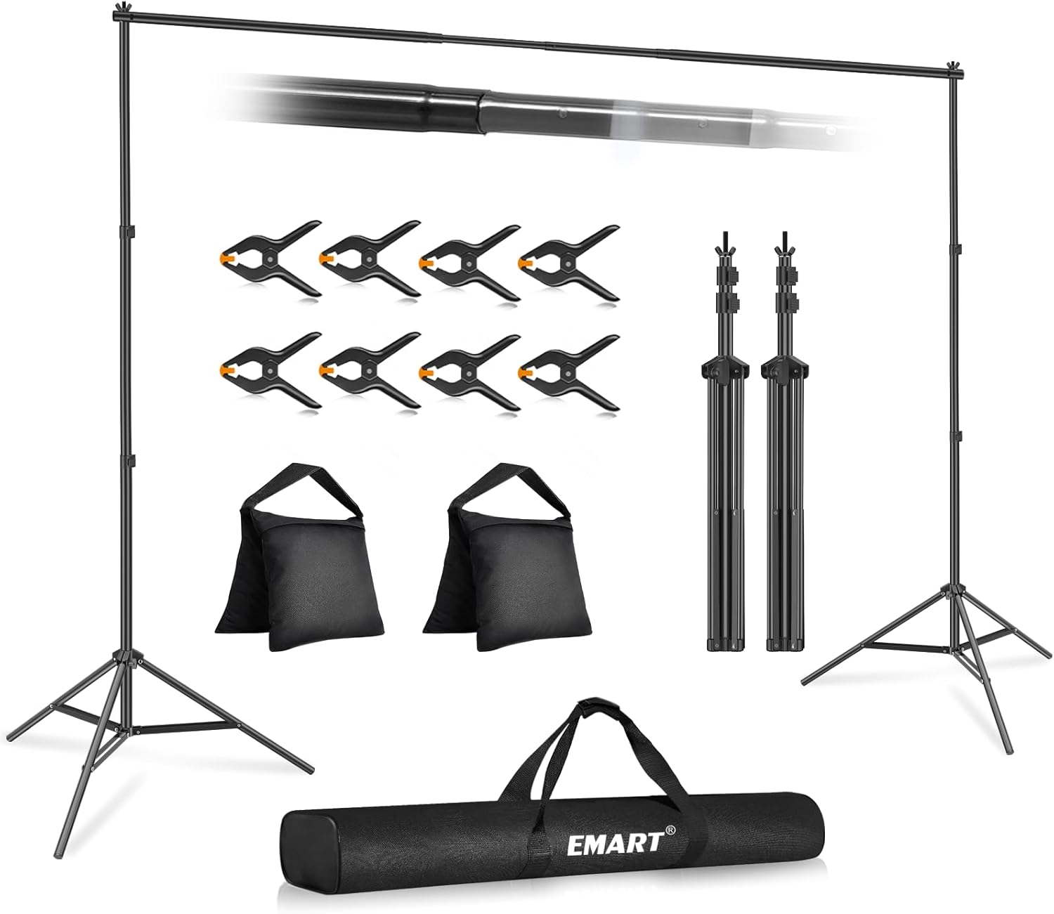 SOPORTE P/ FONDO 10X7 FT EMART