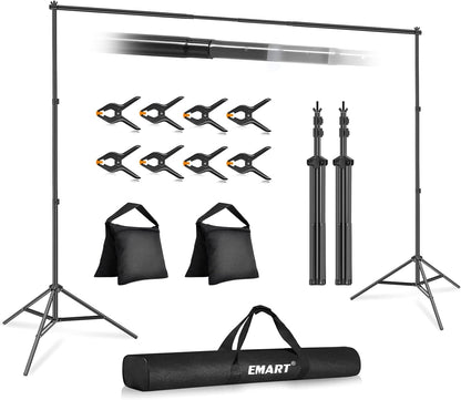 SOPORTE P/ FONDO 10X7 FT EMART