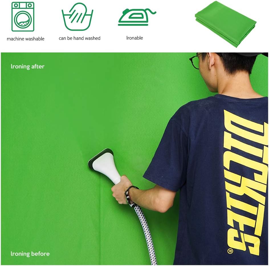 FONDO DE TELA VERDE 5 X 7 FT ( 15 )