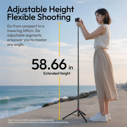 TRIPODE ULANZI EXTENDIBLE P/ CAMARA/PHONE 2502E