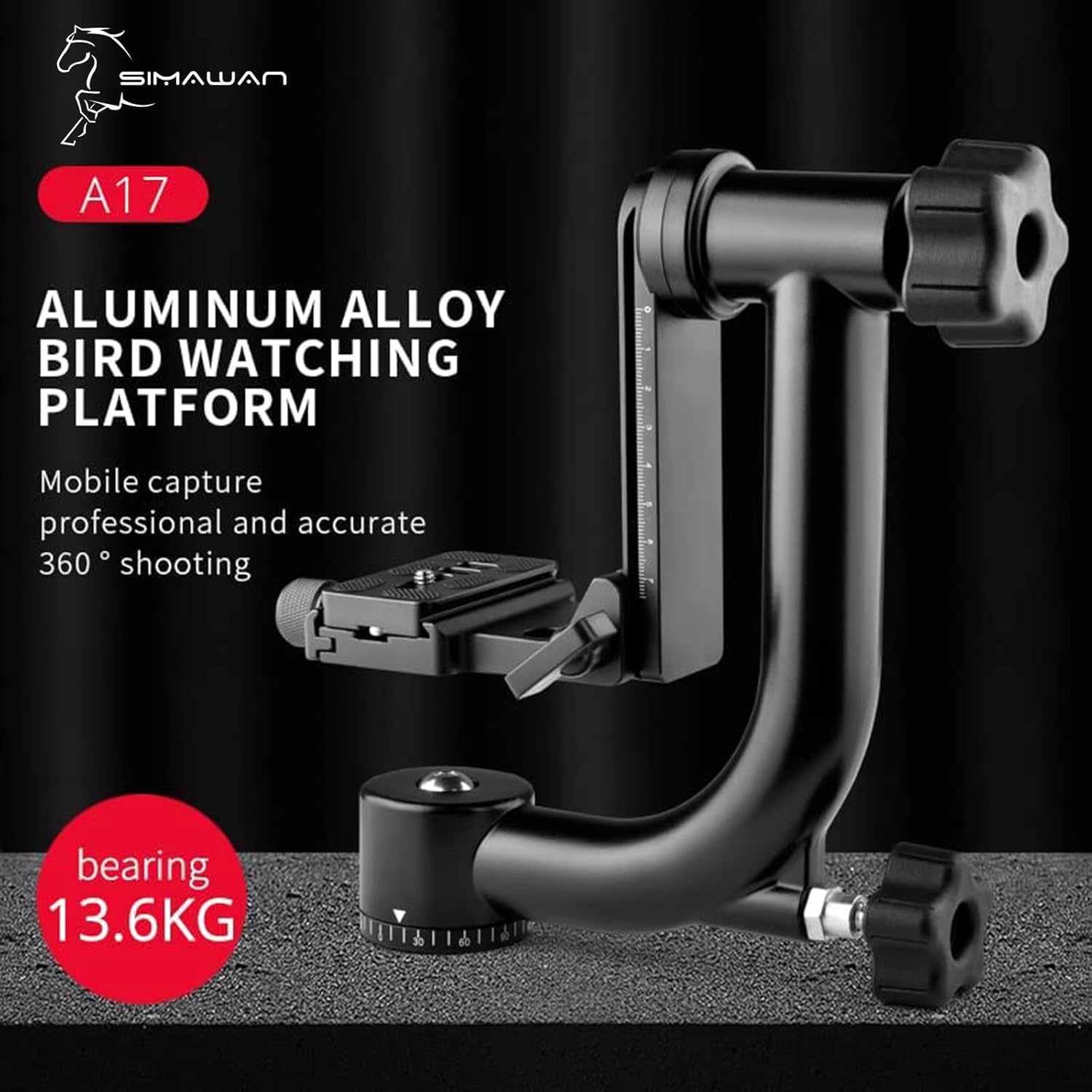 CABEZA TRIPODE GIMBAL SIMAWAN