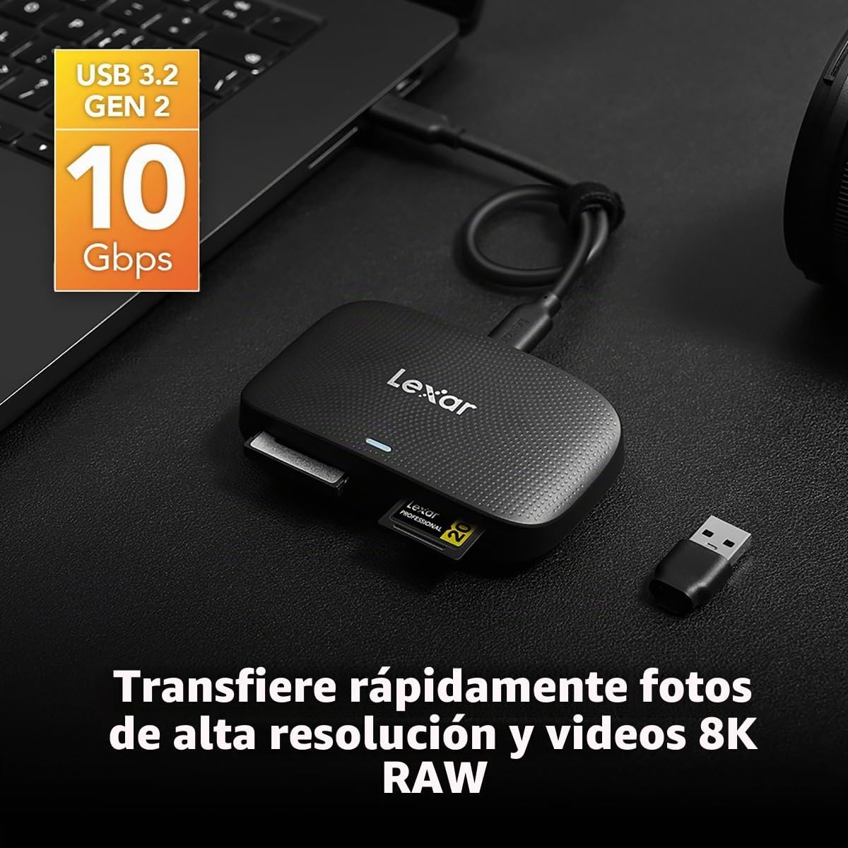 LECTOR LEXAR CFEXPRESS B/SD,L:1050/312 MB/S