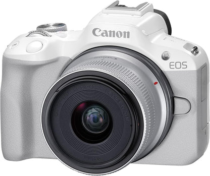CAMARA EOS R50 (WHUS) 18-45MM ISSTM ( BLANCA)