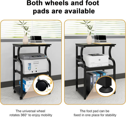 MESA PARA IMPRESORA PUNCIA 3 NIVELES 50 x 40 x 73 cm