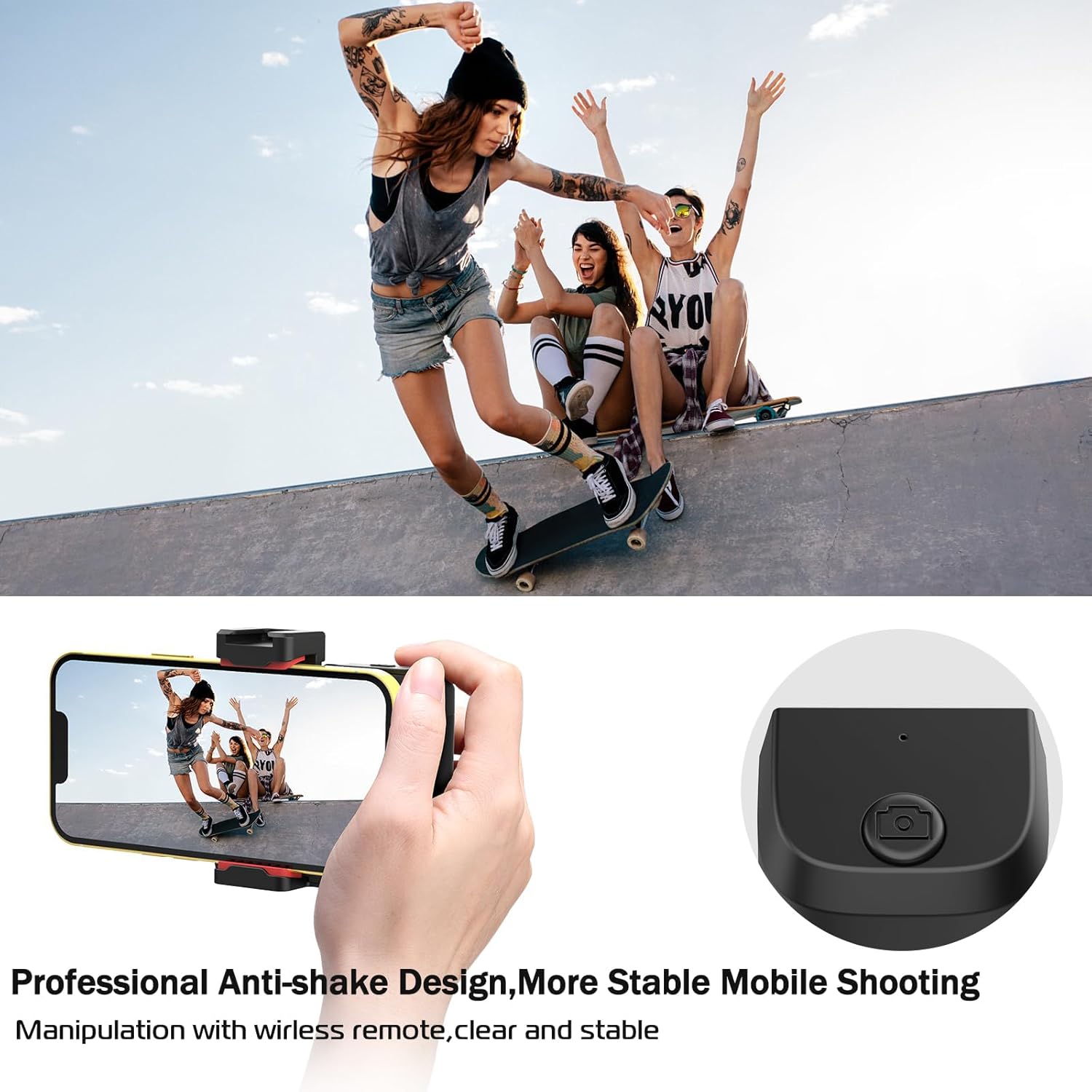 EMPUÑADURA ULANZI CG02 BLUETOOTH SMARTPHONE CAPGRIP
