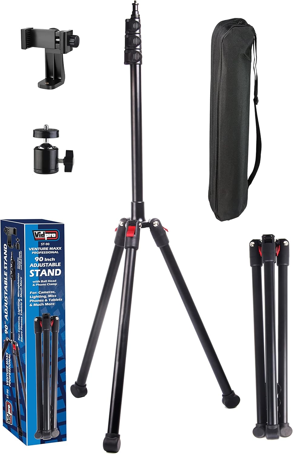 LIGHT STAND 90" 2 EN 1