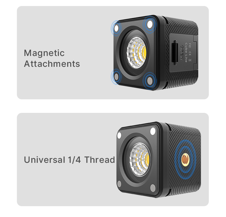 LUZ LED ULANZI MINI CUBO IMPERMEABLE 2172