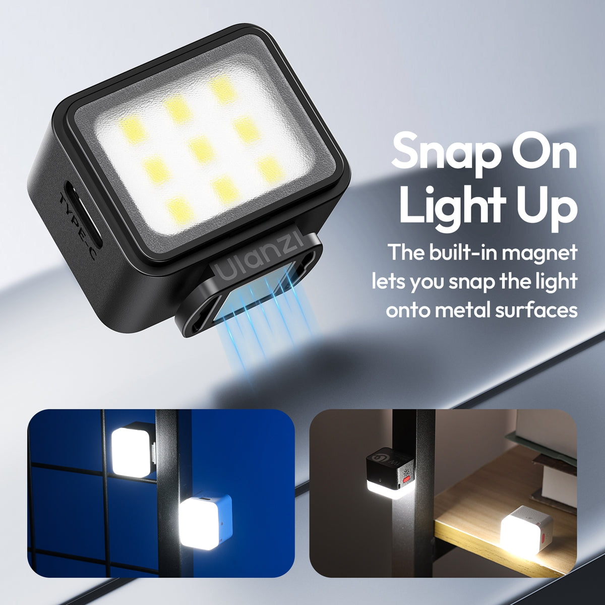 LUZ LED ULANZI MINI CUBO L196