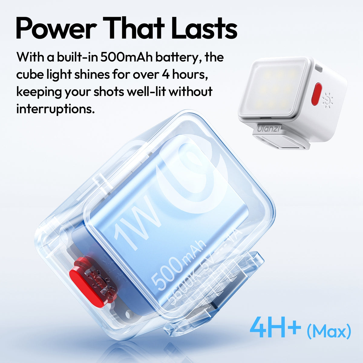 LUZ LED ULANZI MINI CUBO L196