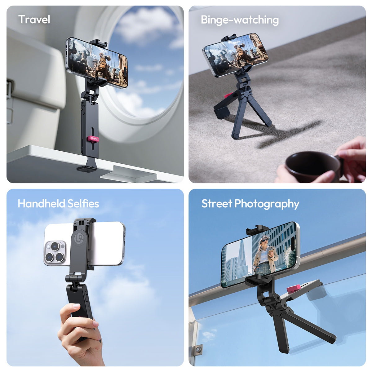 TRIPODE MINI MAGNETICO ULANZI P/ SMARTPHONE T169