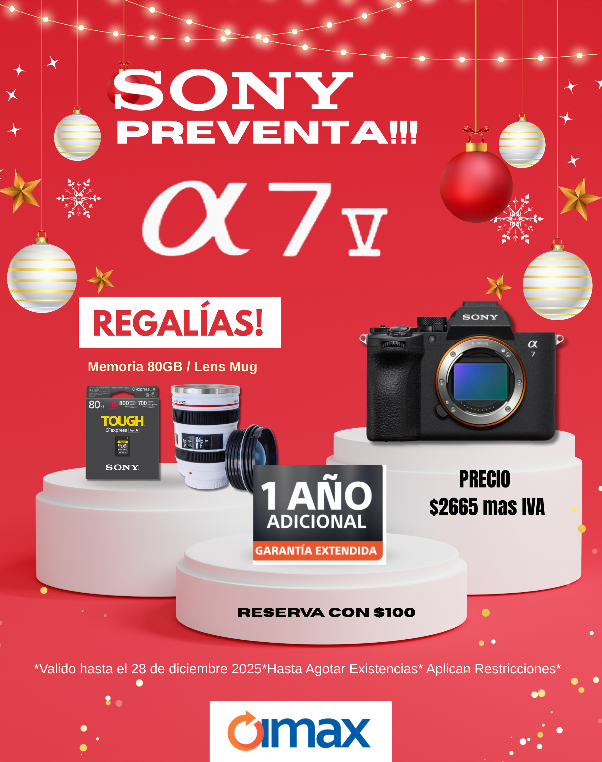 RESERVA SONY ALPHA 7 V