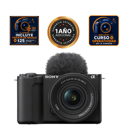 CAMARA SONY ZV-E10 II KIT SEL1650II NEGRA