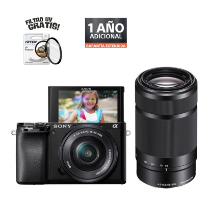 CAMARA SONY ALPHA 6100 KIT 16-50MM / 55-210MM
