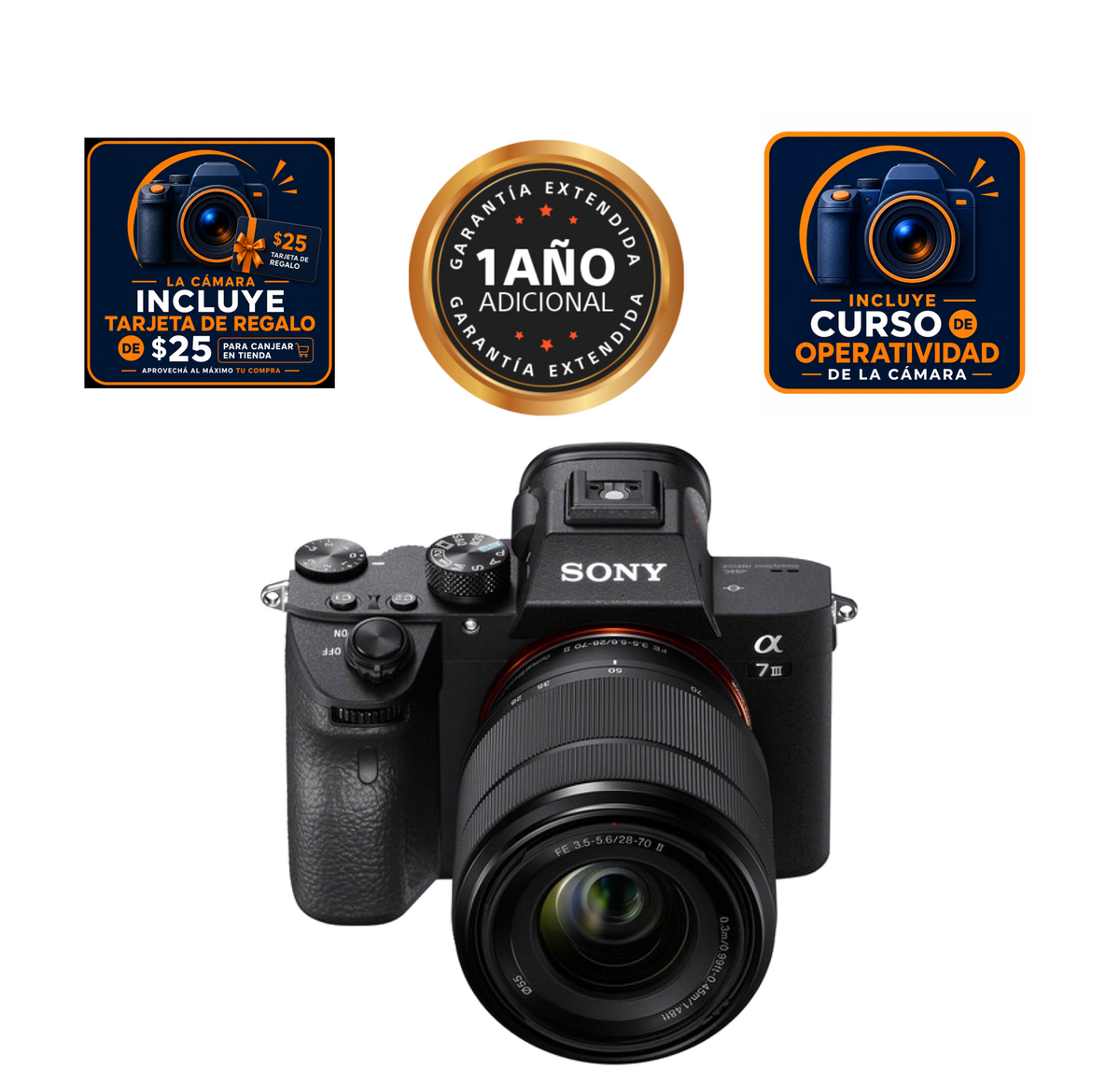 CÁMARA SONY ALPHA 7 III KIT SEL2870 II