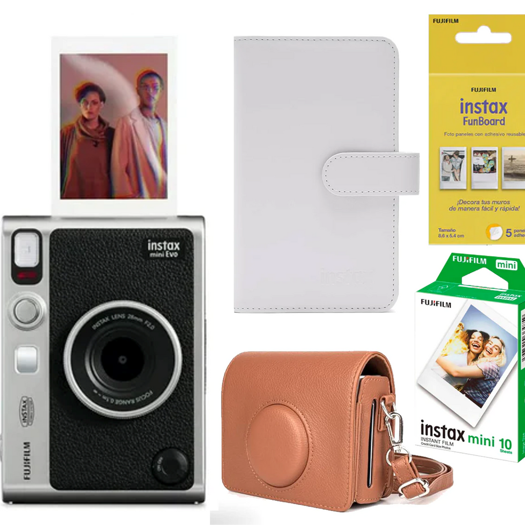COMBO CAMARA INSTAX MINI EVO NEGRA – Imax