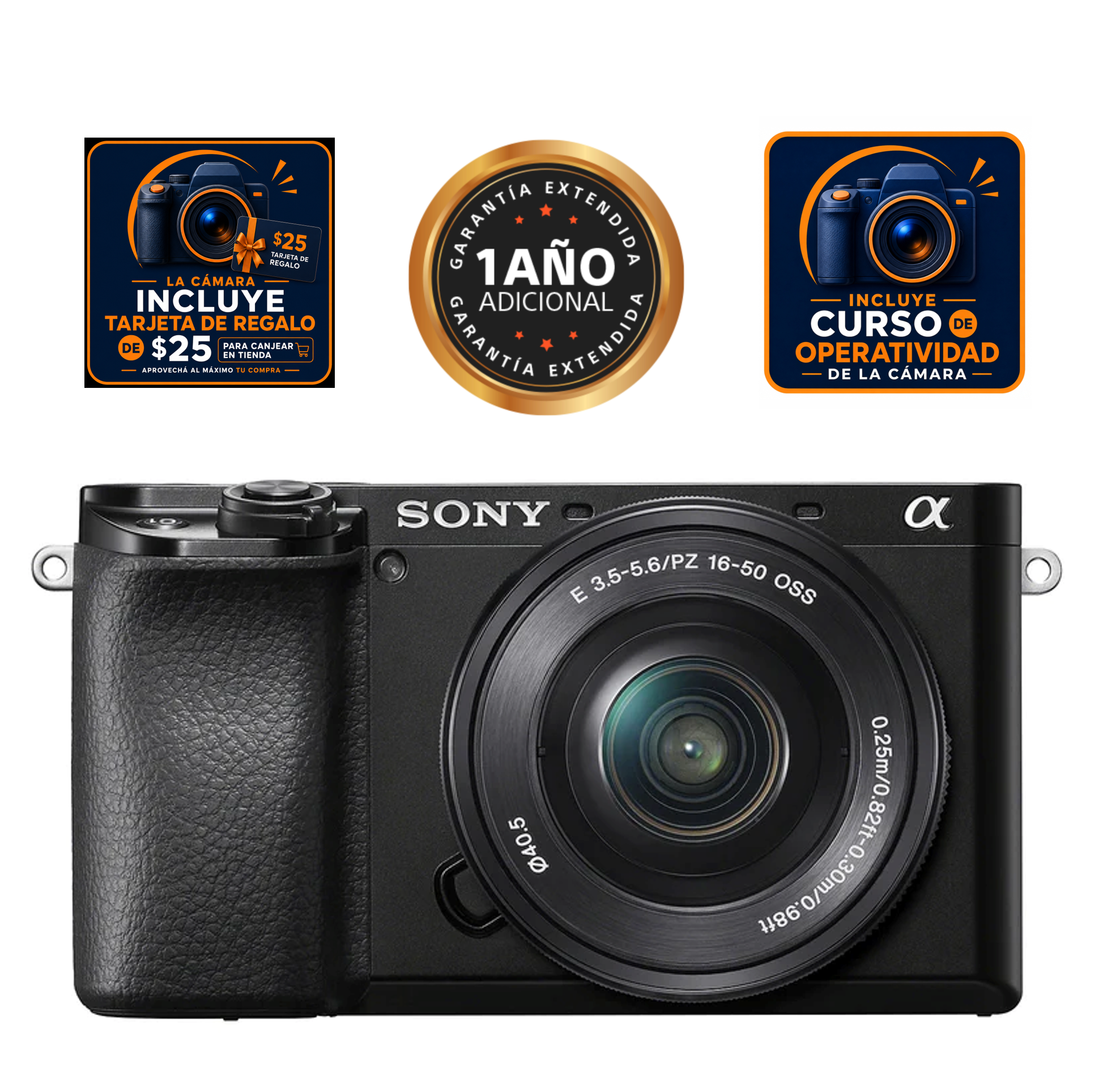 CAMARA SONY ALPHA 6100 KIT 16-50MM