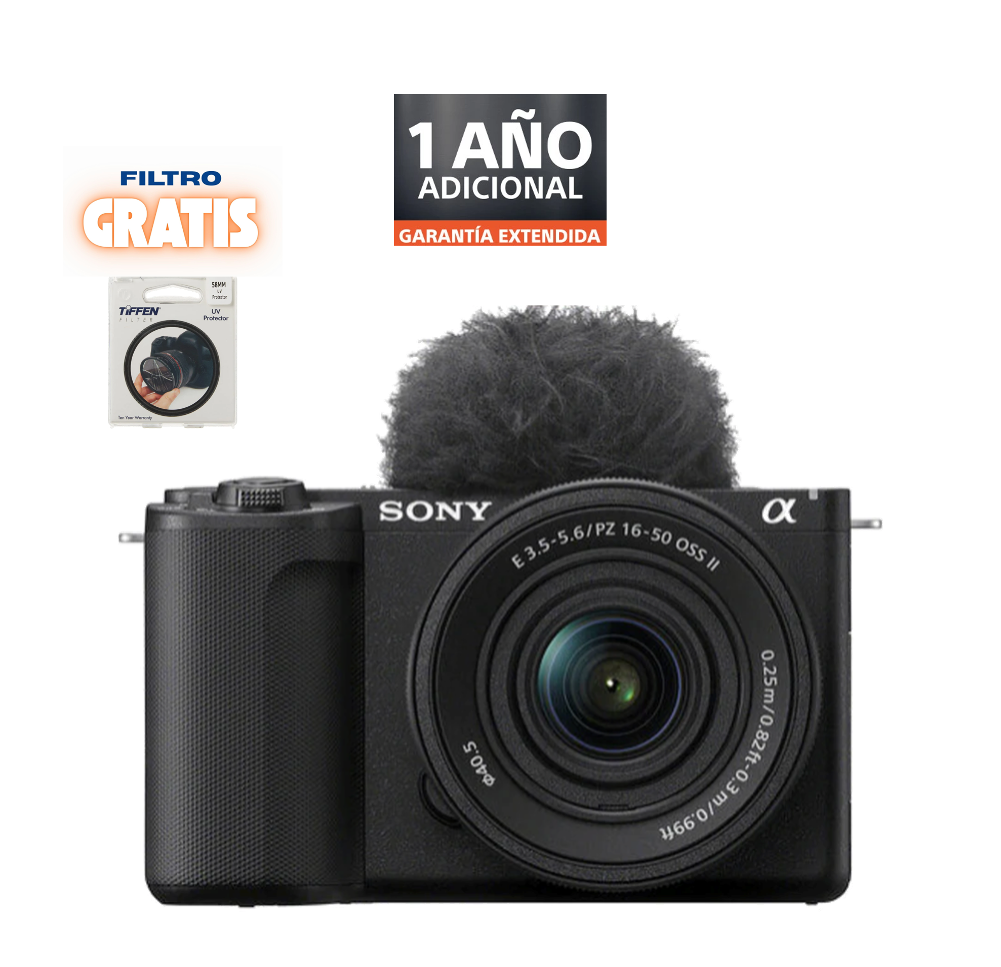 CAMARA SONY ZV-E10 II KIT SEL1650II NEGRA