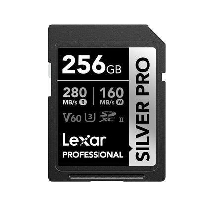 MEMORIA LEXAR SD256GB V60 ,L:280MB/S,E120 MB/S