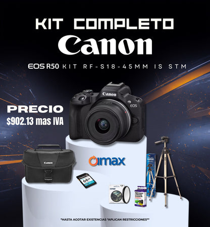 COMBO CANON EOS R50 KIT RF-S18-45MM IS STM