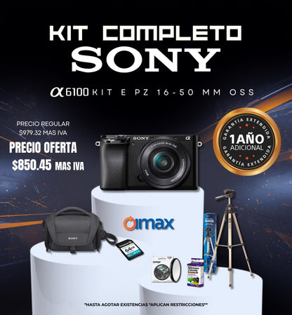 COMBO SONY ALPHA 6100 KIT 16-50mm f/3.5-5.6 OSS