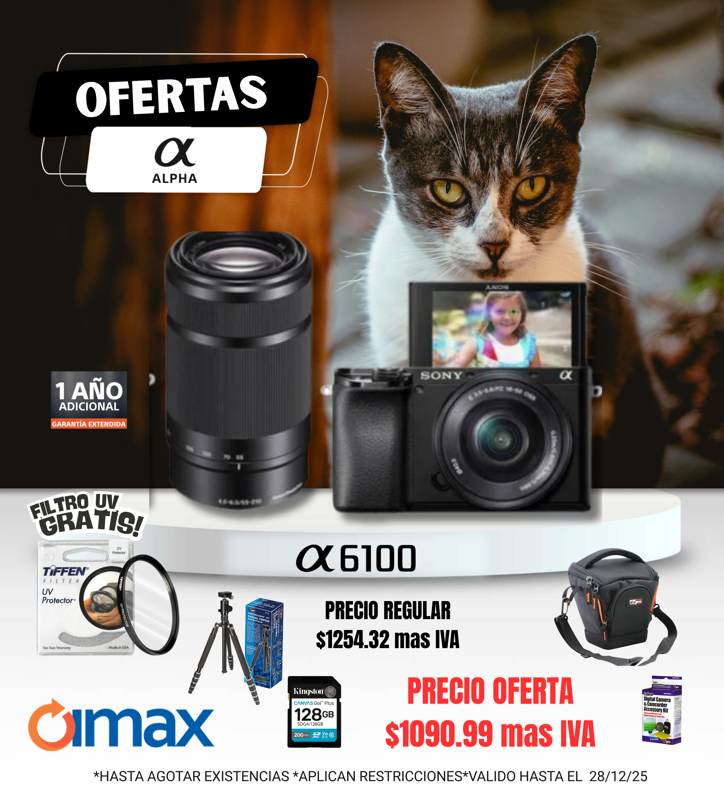 COMBO ALPHA 6100 2 LENTES